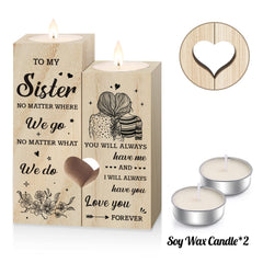 Heart shaped candle holder sized 4.7 x 3.5 x 1.7 inches
