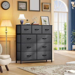 Easy pull fabric drawers for quiet open and close on DWVO unit