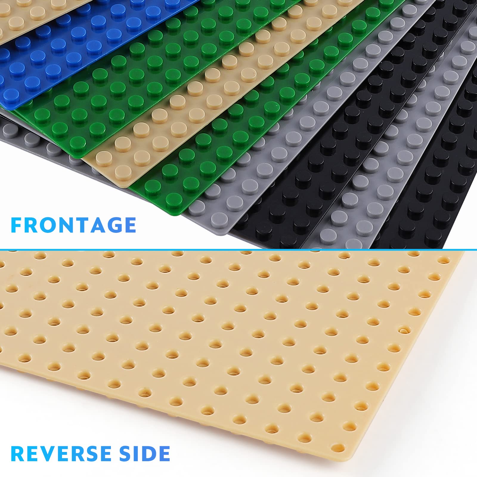 Pack of 10 building plates ready for classroom use