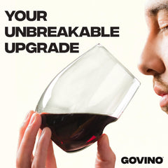 stemless shatterproof wine glasses by govino