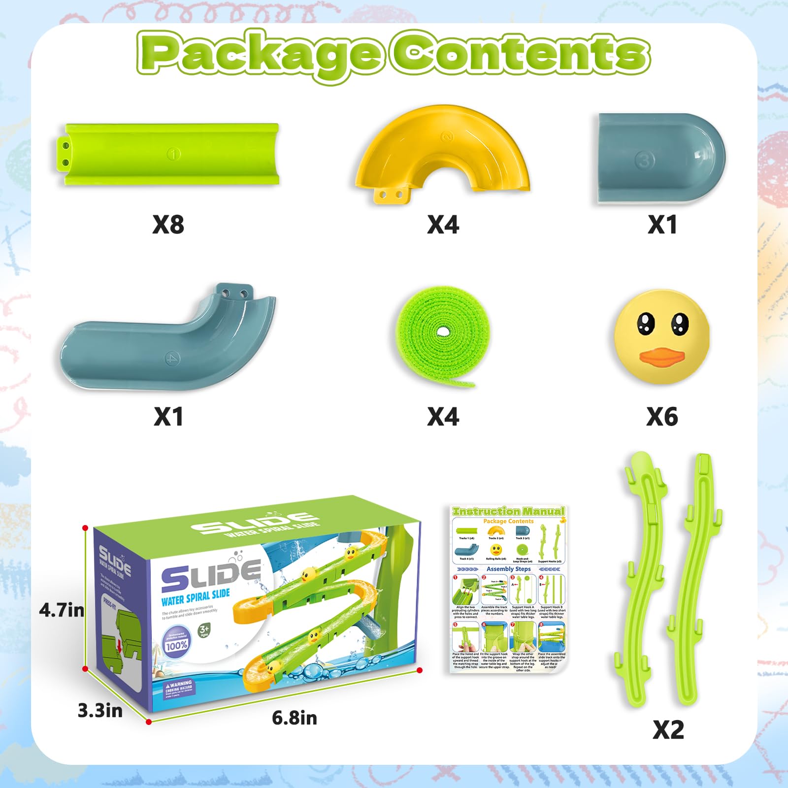 Educational water table play setup image