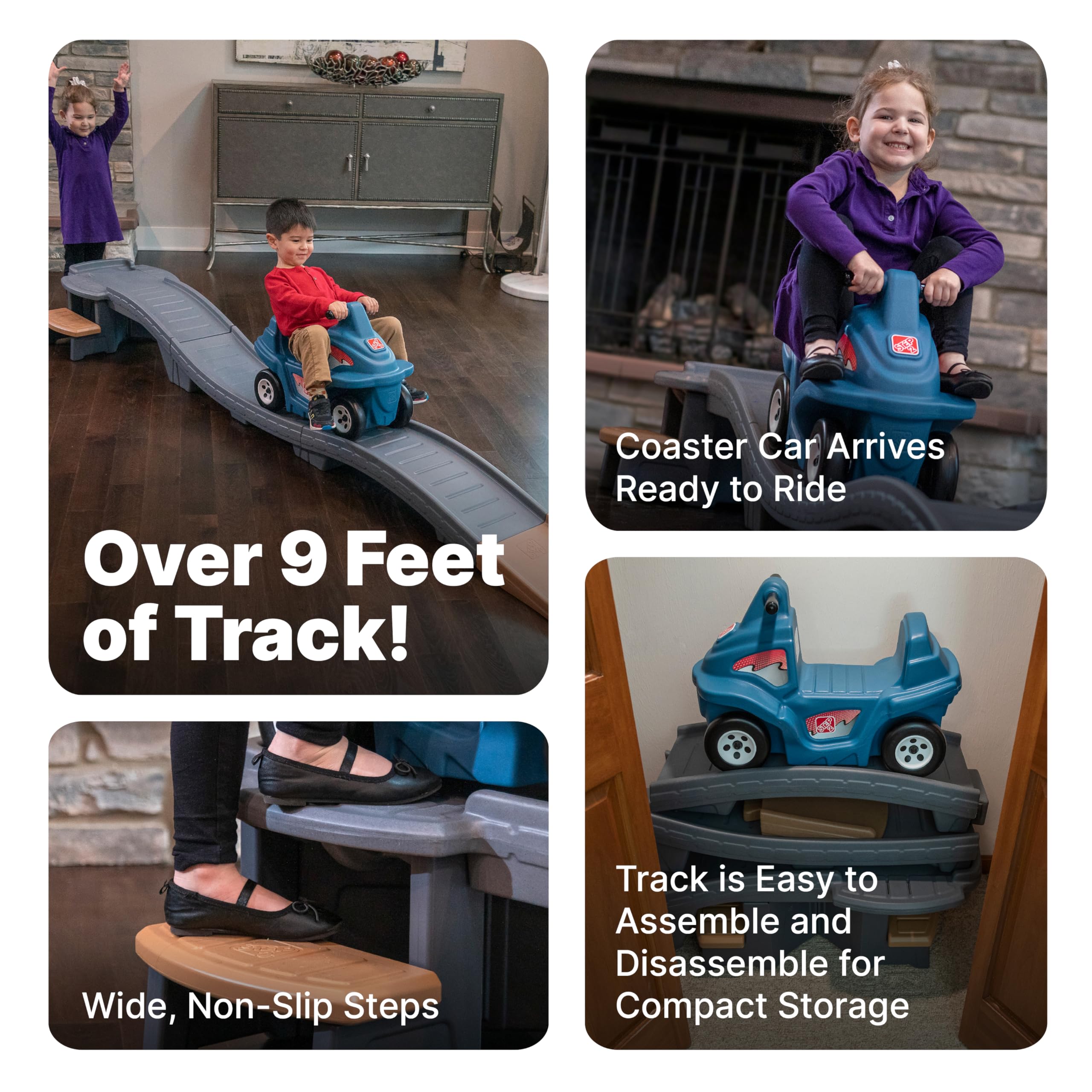 Step2 ATV-inspired ride-on car gray blue image