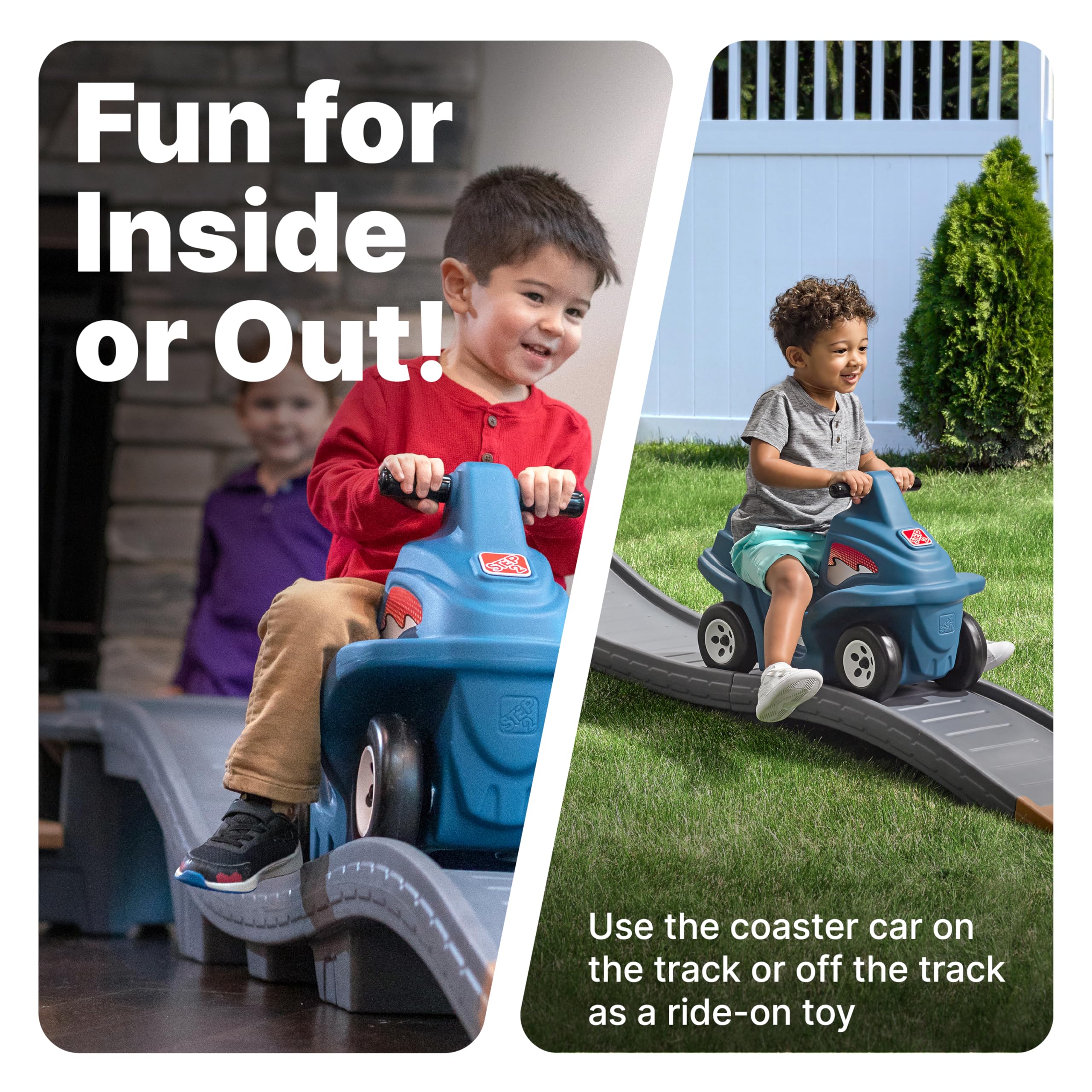 Step2 roller coaster track 9-foot gray blue image