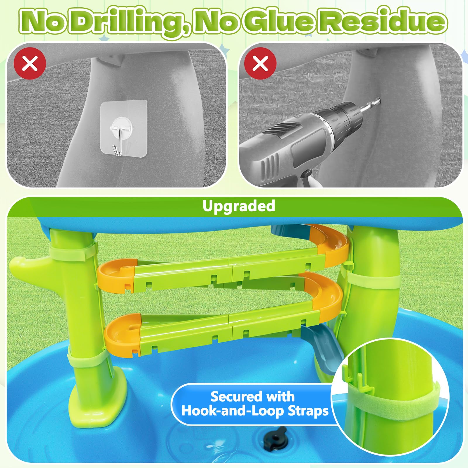 Water table accessories with six duck-face balls image