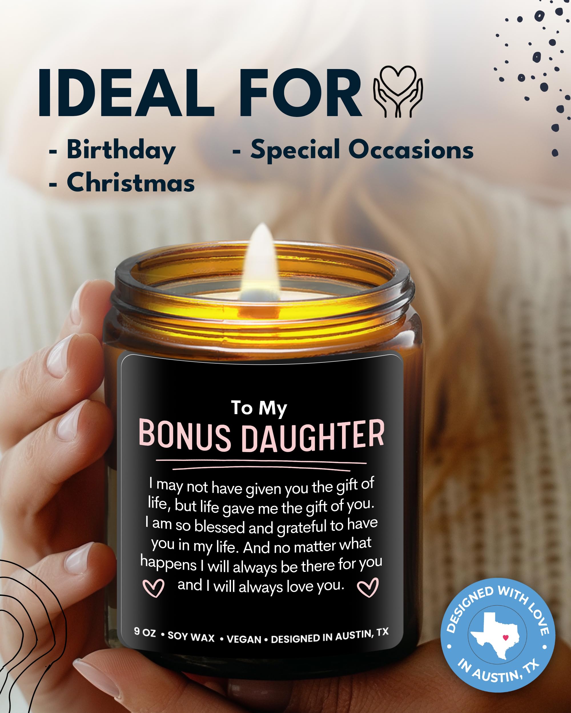 Stepdaughter gift from stepmom concept image