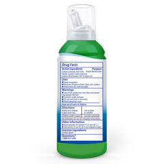 Sterile saline fine mist nasal spray bottle