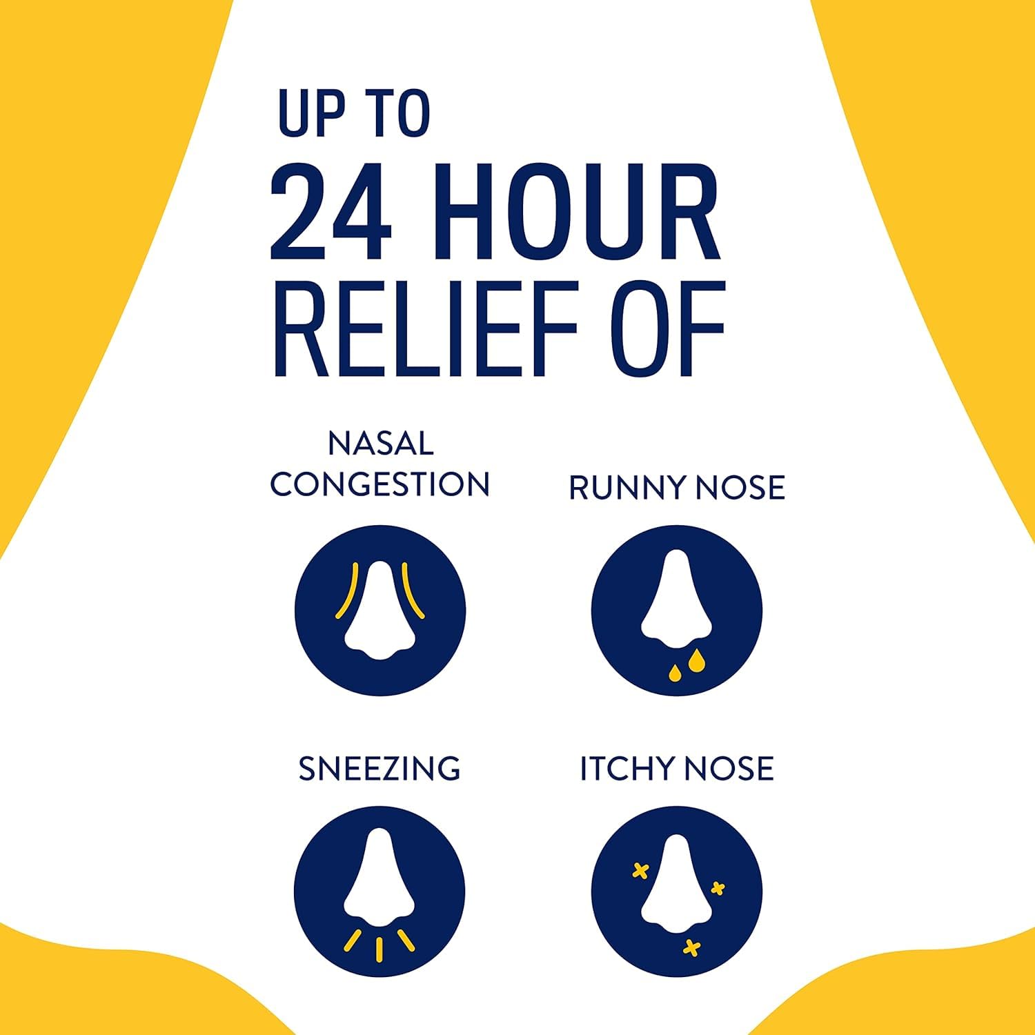 Steroid-free allergy relief nasal spray label