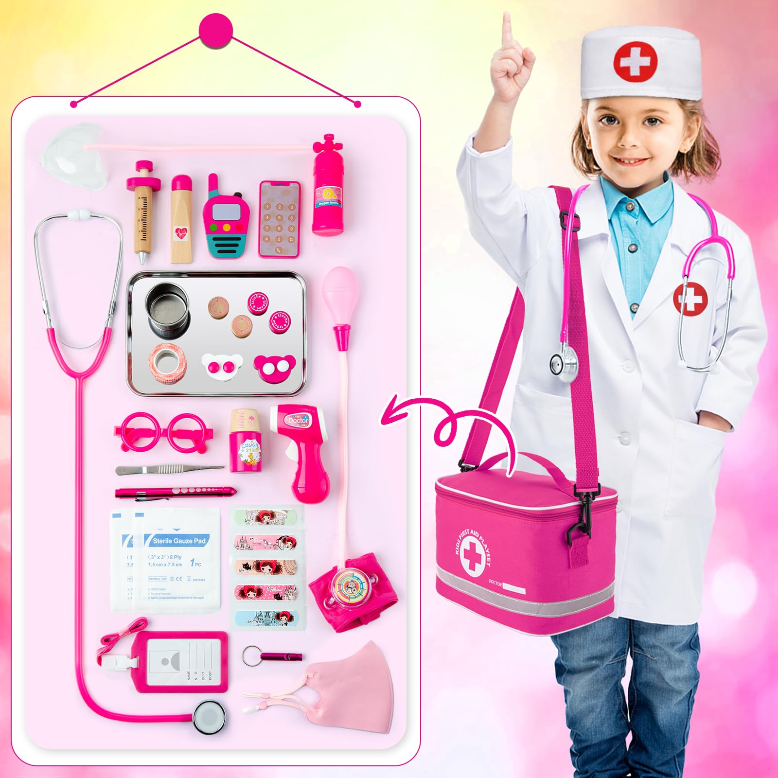 Stethoscope included in EFO SHM doctor kit