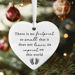 Stillborn baby memorial ornament packed in luxury gift box