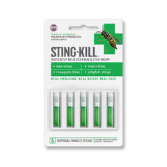 Sting-Kill after bite swabs for instant relief