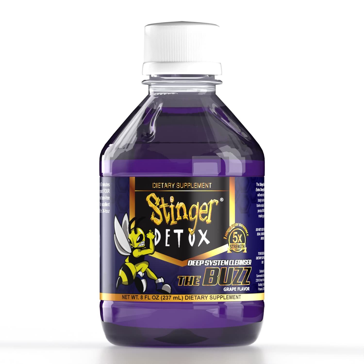 Stinger Detox Buzz 5X Extra Strength Drink 2 pack packaging