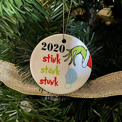 Stinks Funny holiday ornament for Christmas decor