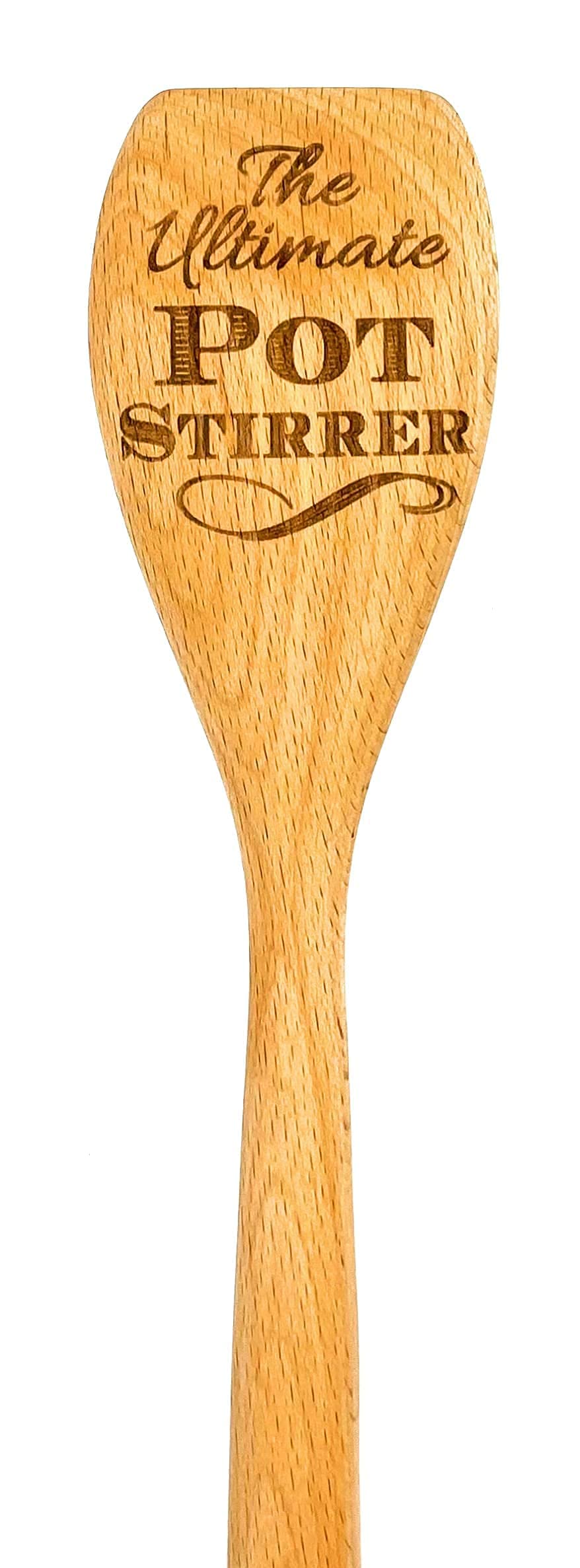 Sturdy wooden cooking spoon for everyday use