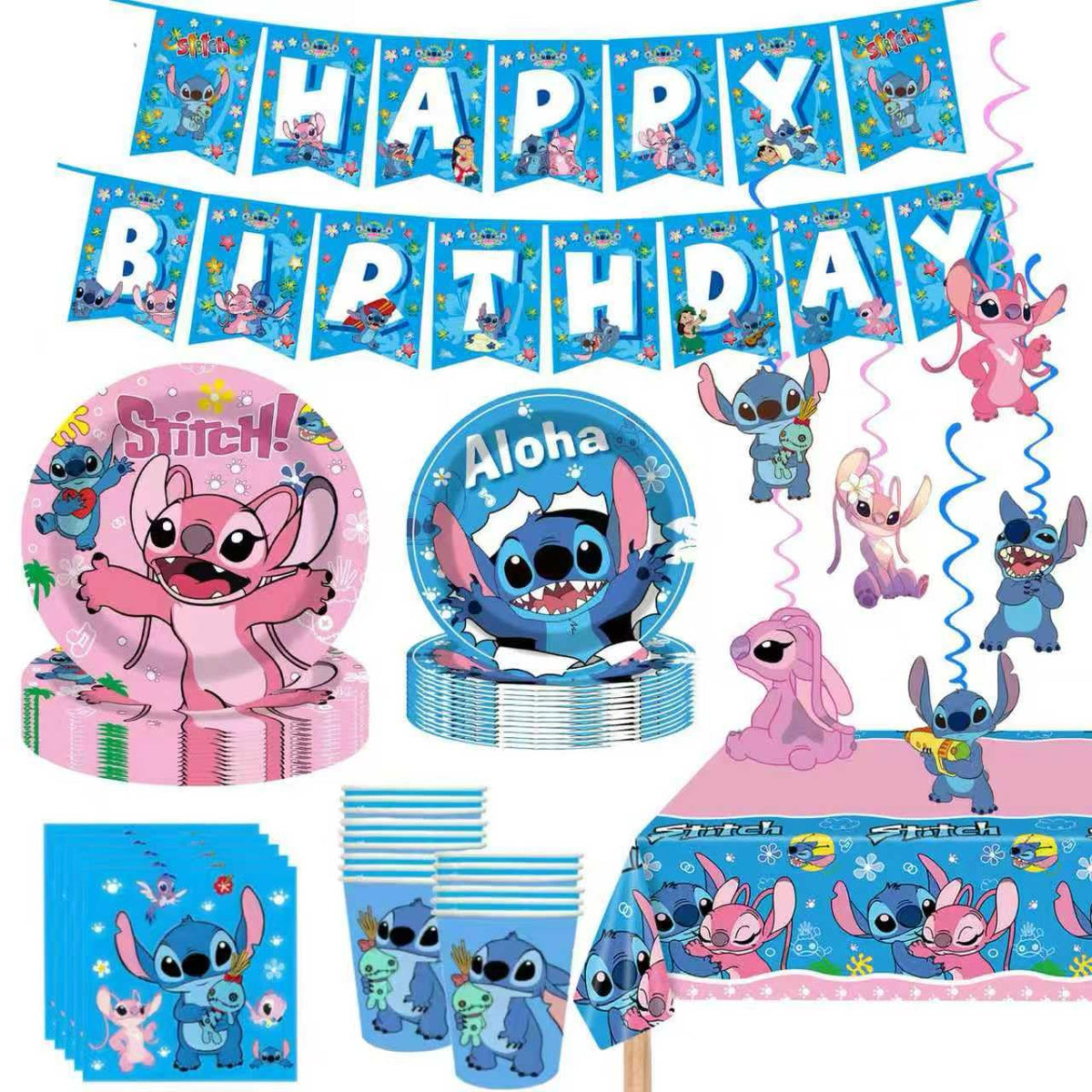 Stitch hanging swirls decorative kit