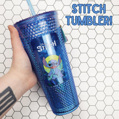 Stitch shaped lollipops included in the tumbler