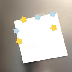 120 pieces black 0.8 inch star magnets for notes