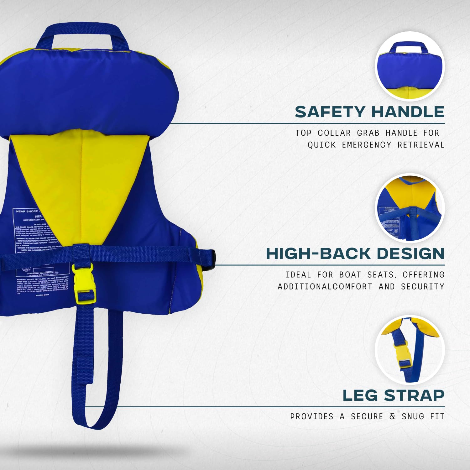 Stohlquist uscg approved kids life jacket product image