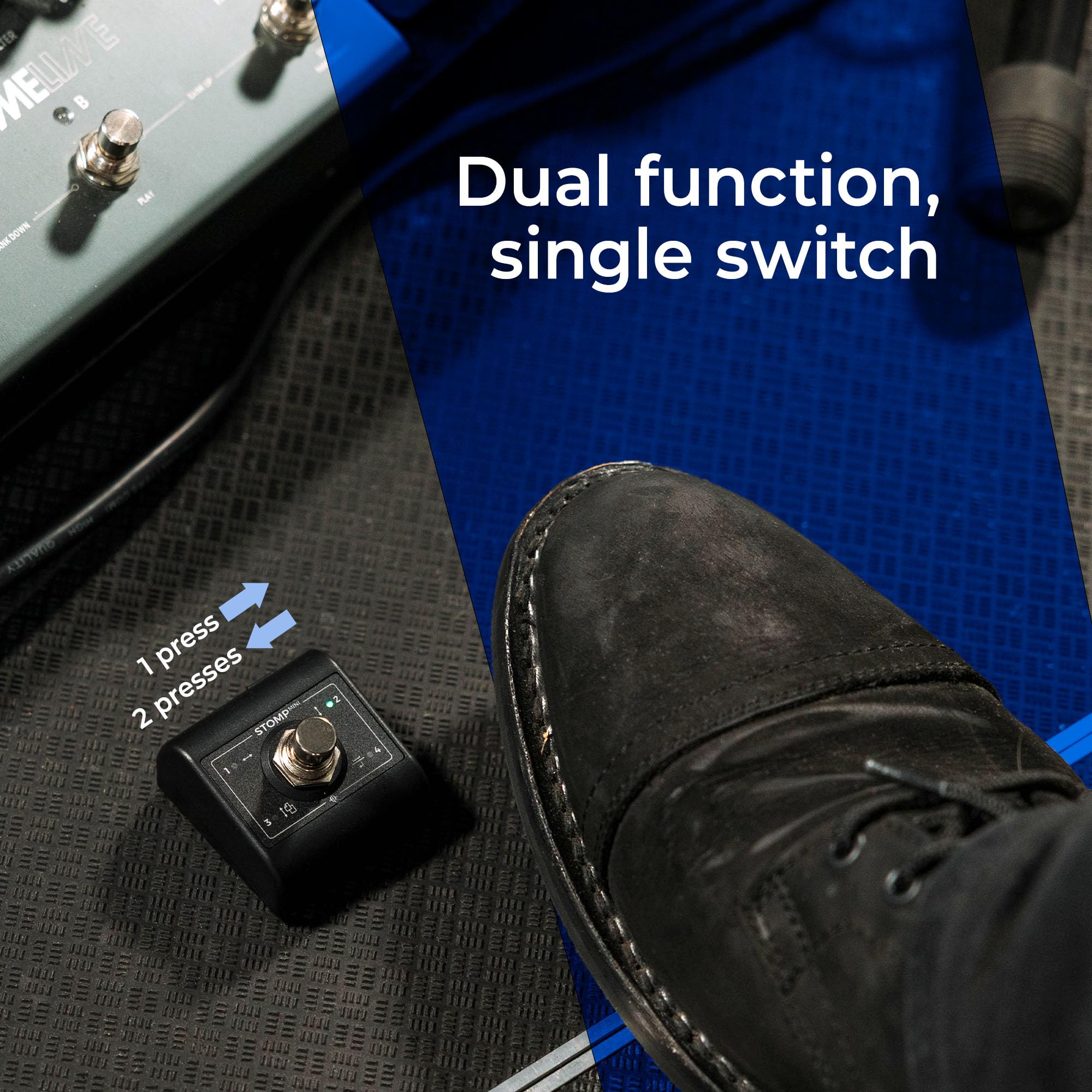 STOMP Mini USB-C rechargeable power indicator image