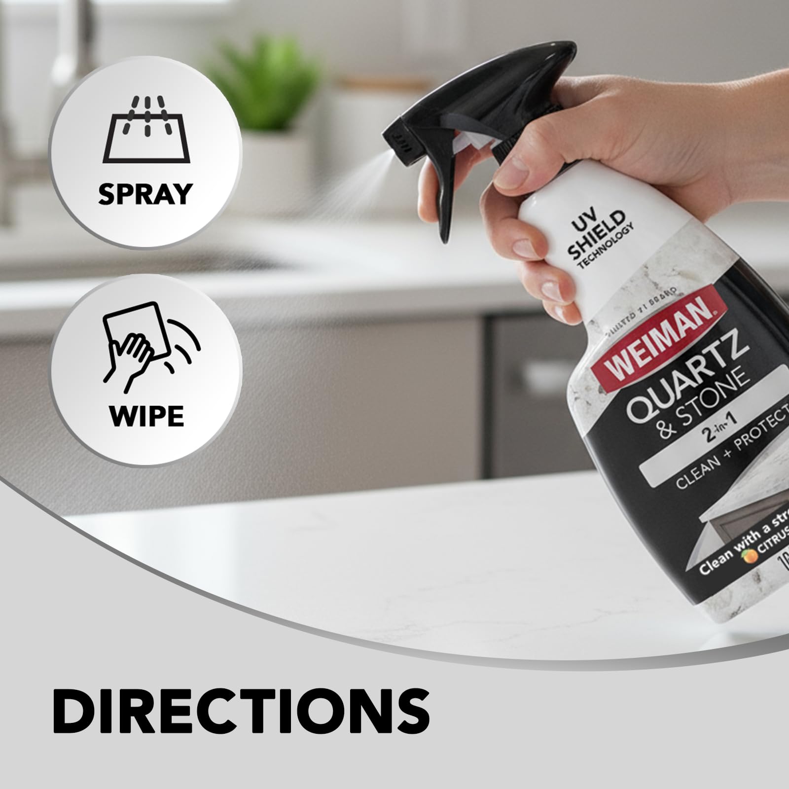 stone countertop cleaner polish by Weiman