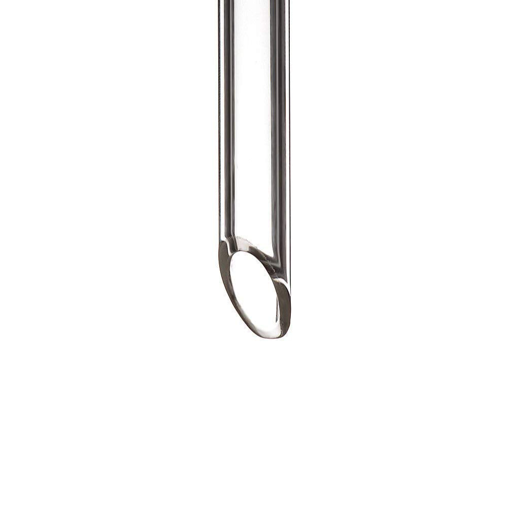 StonyLab heavy wall funnel durable glass material close up