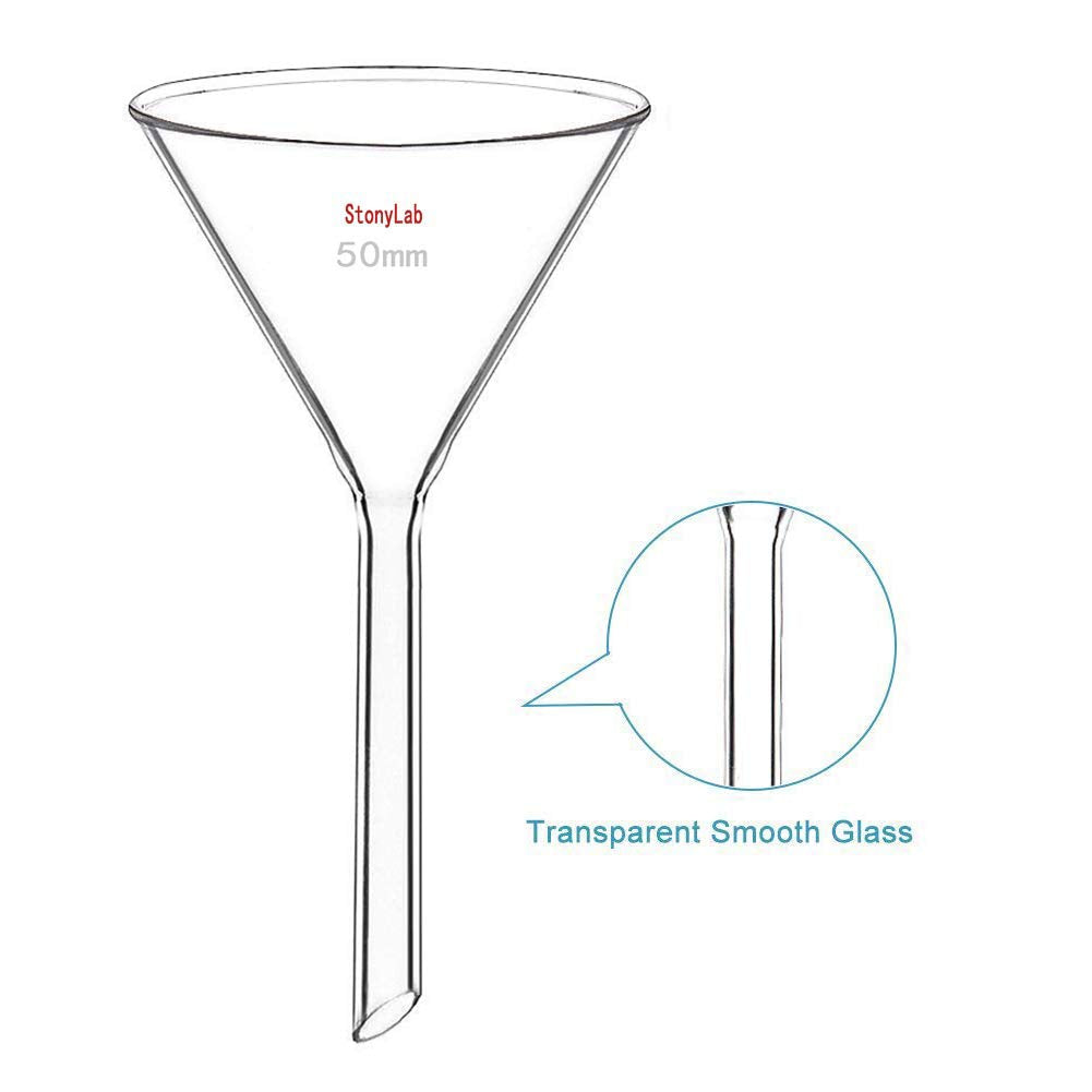 StonyLab short stem funnel 50mm length side angle