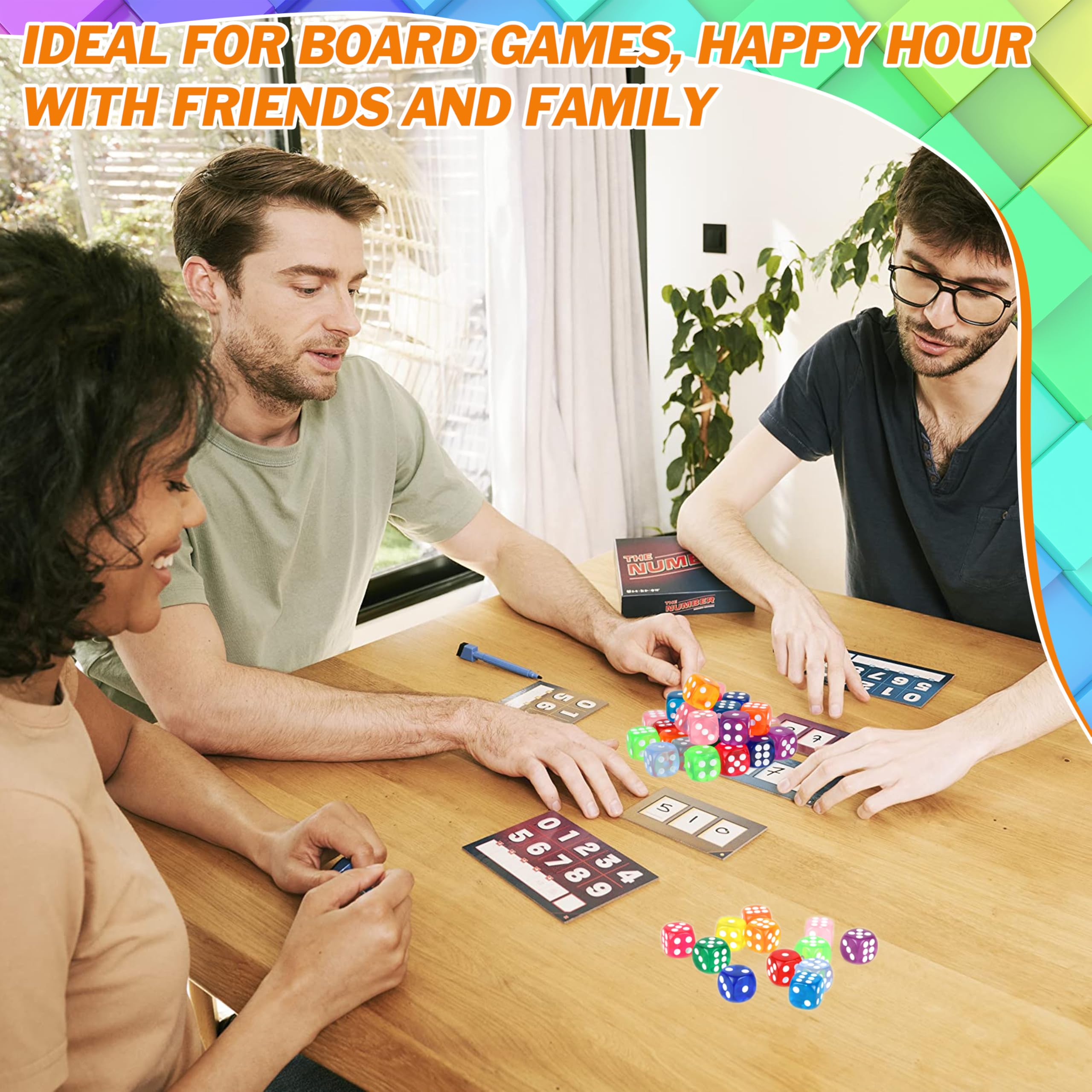 Ideal for board games classroom math teaching and parties