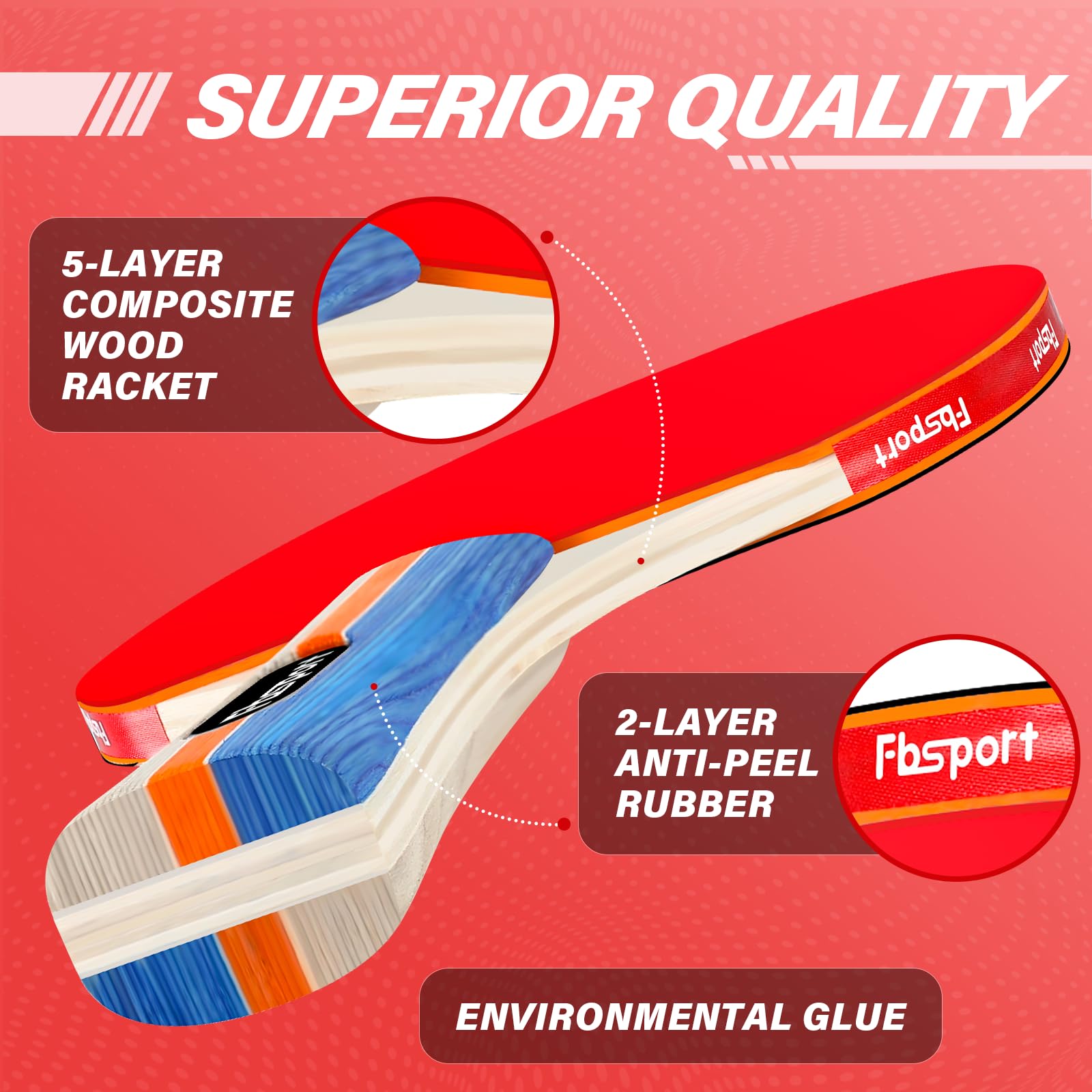 Carrying bag included for portable table tennis set