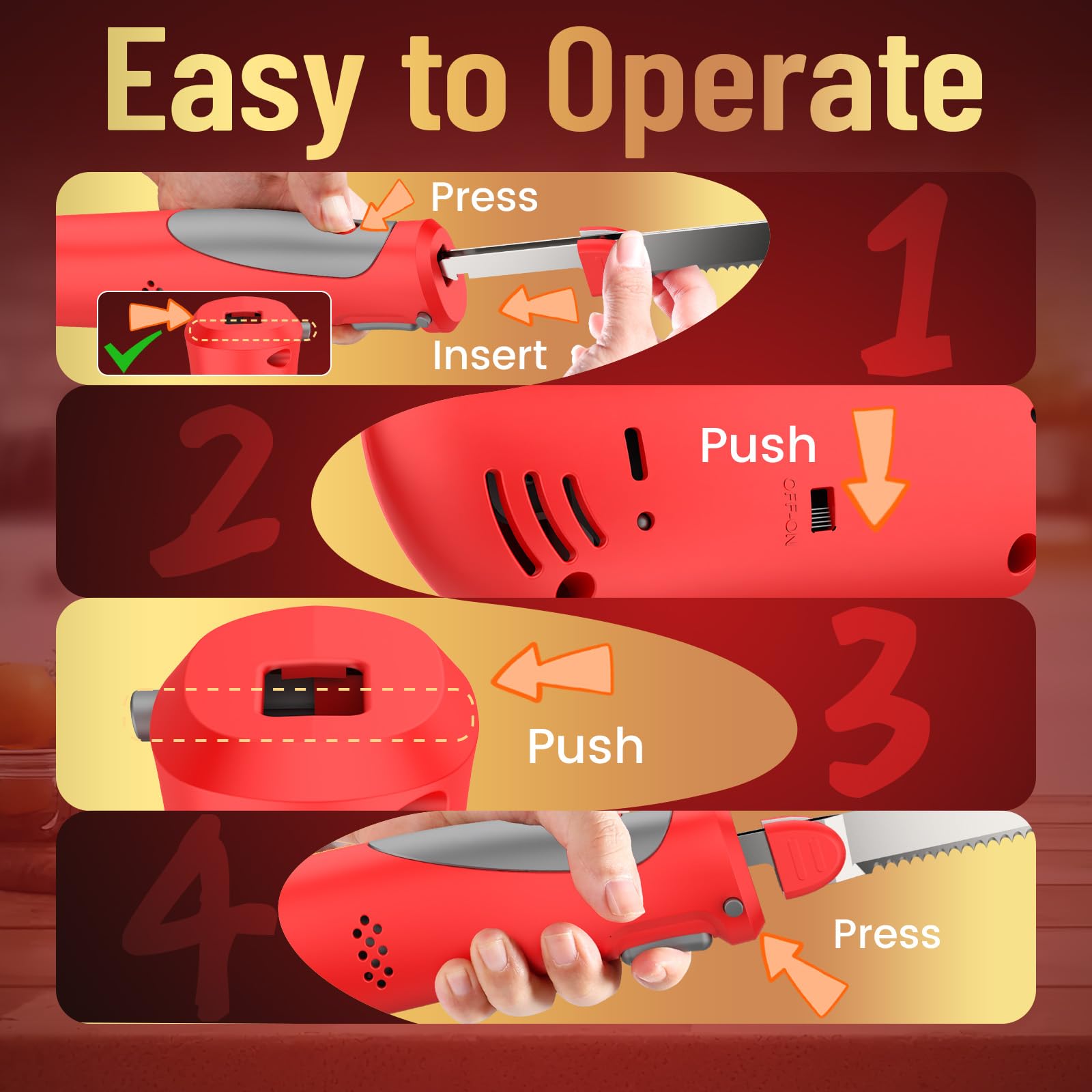 Complete knife set including storage case thermometer oil brush gloves and blades