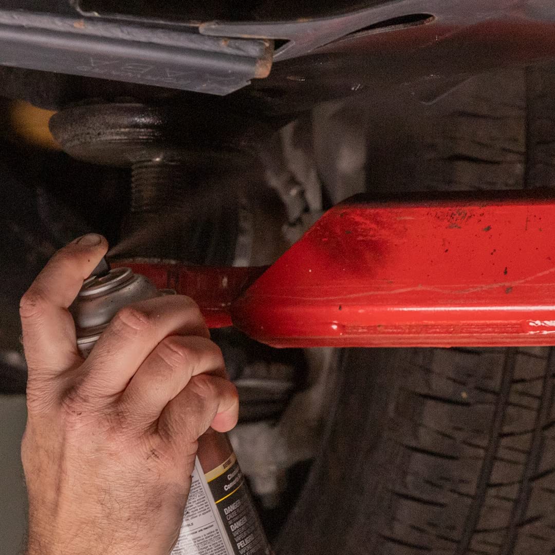 Black protective coating from rust converter