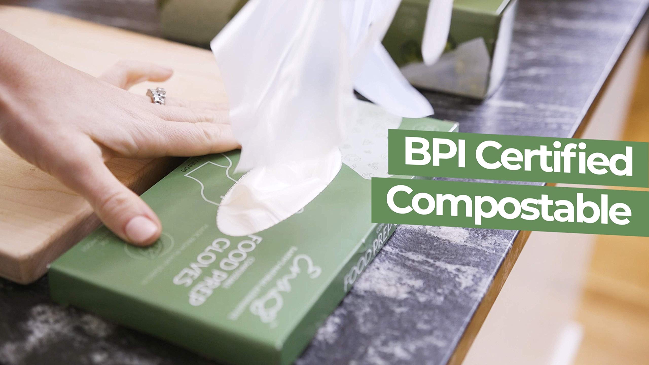 Storage tips for compostable gloves away from sunlight and moisture