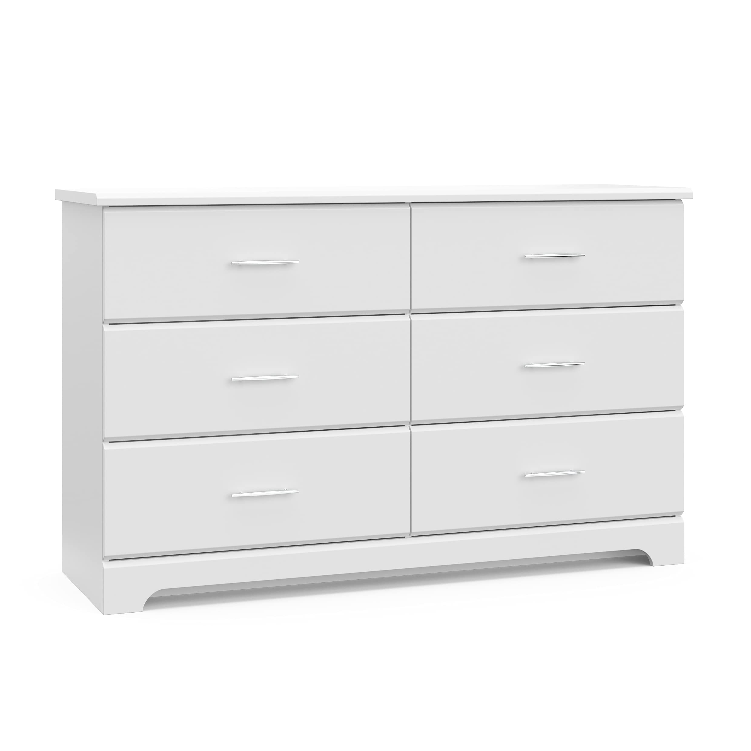 Storkcraft Brookside 6-Drawer Dresser White front view