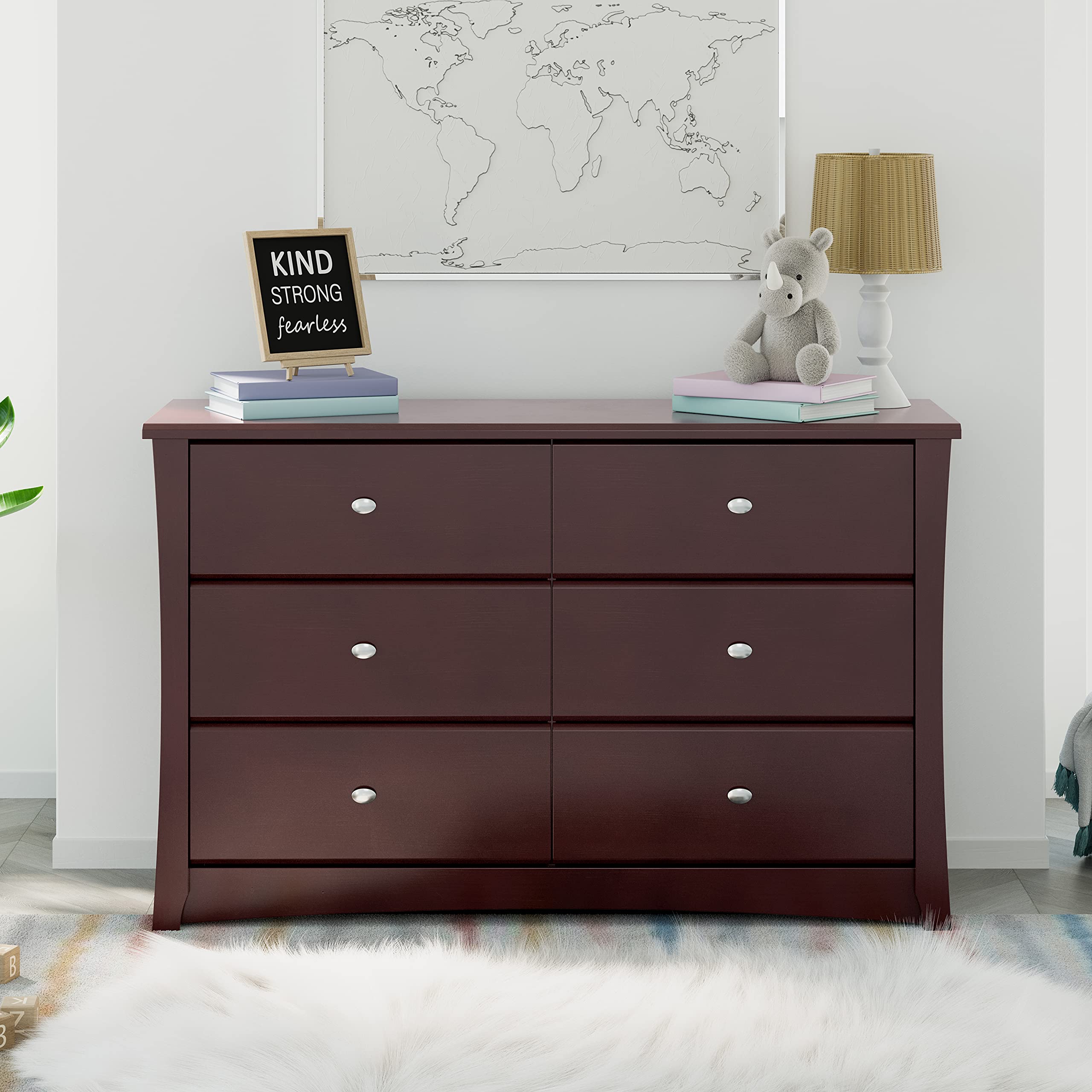 Nursery and kids bedroom dresser by Storkcraft Crescent