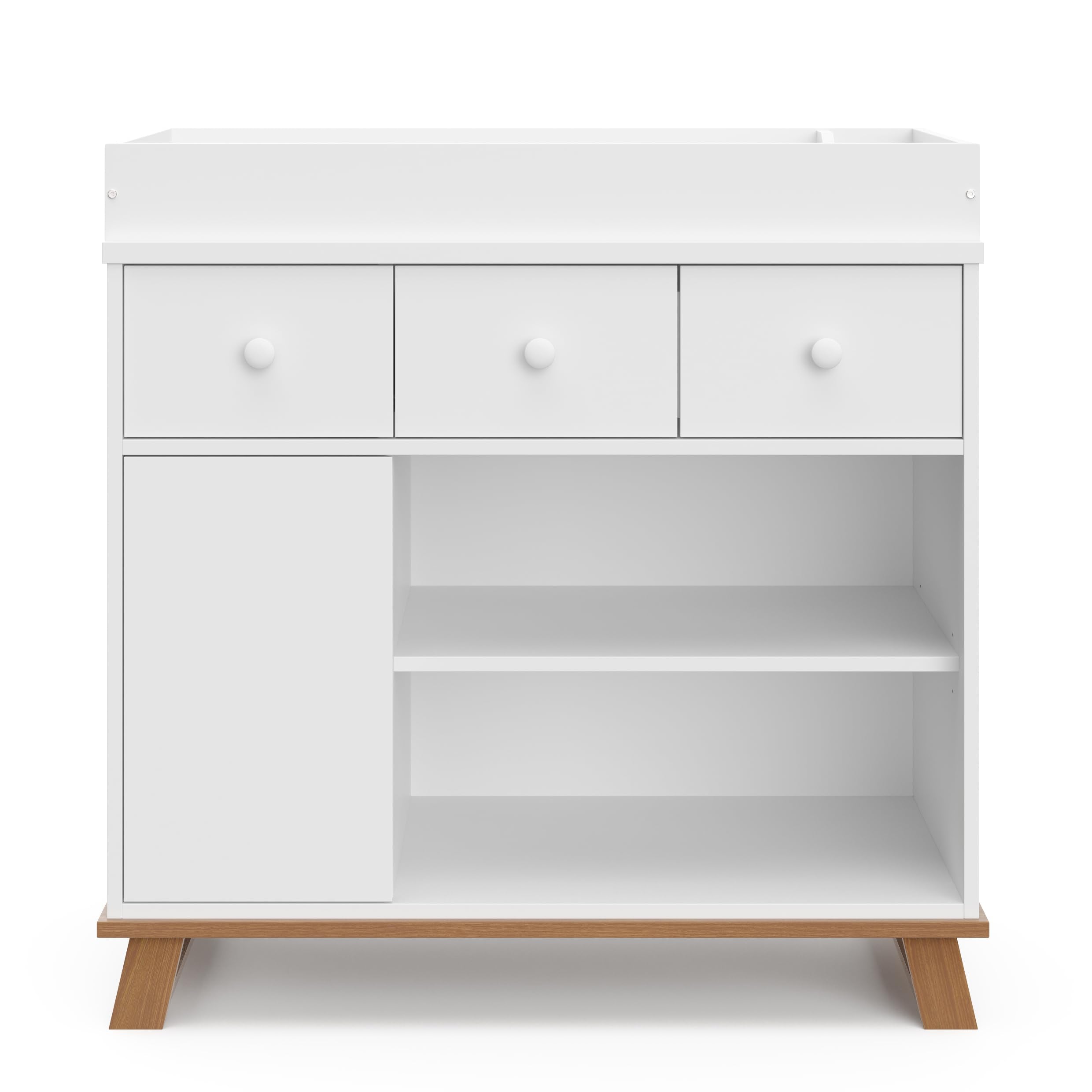 Pairing option with Storkcraft Equinox and other two-tone cribs