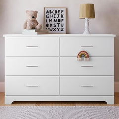 Interlocking drawer system on Brookside dresser
