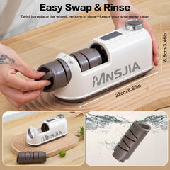 Safe press-down operation with copper motor for blades