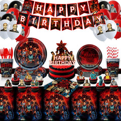 Stranger 5 TV Birthday Decorations Set overall party kit