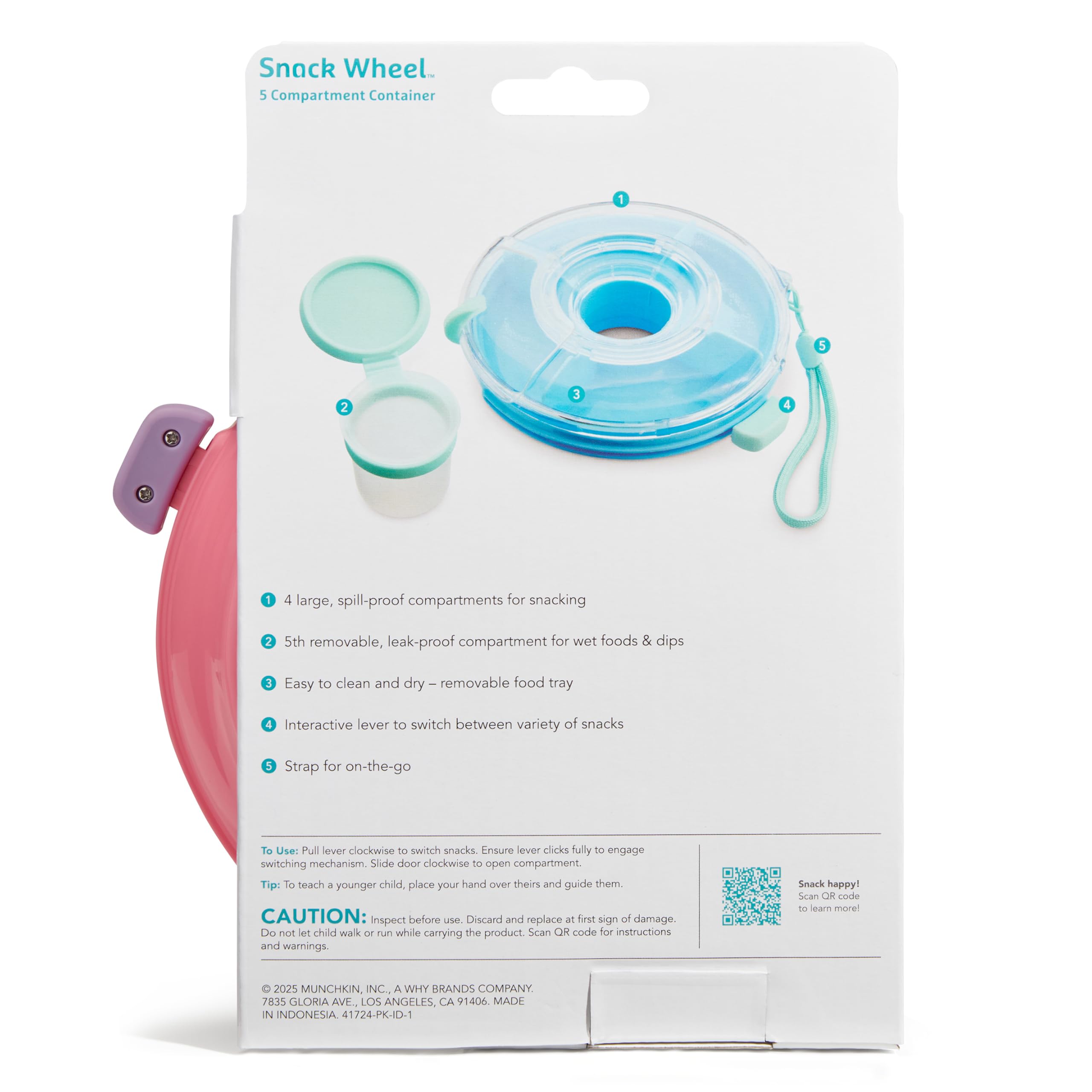 Interactive lever to switch snacks for kids