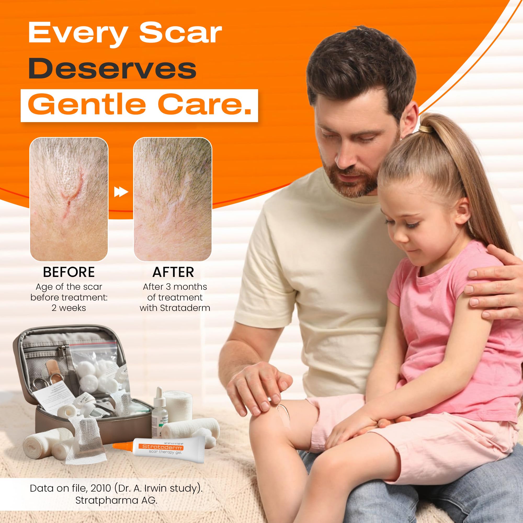 Strataderm Scar Therapy Gel for burns scars