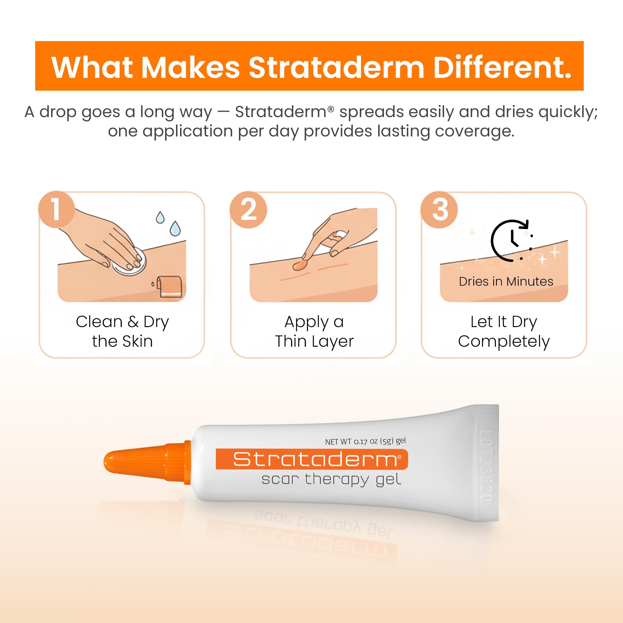 Strataderm Scar Therapy Gel old and new scars