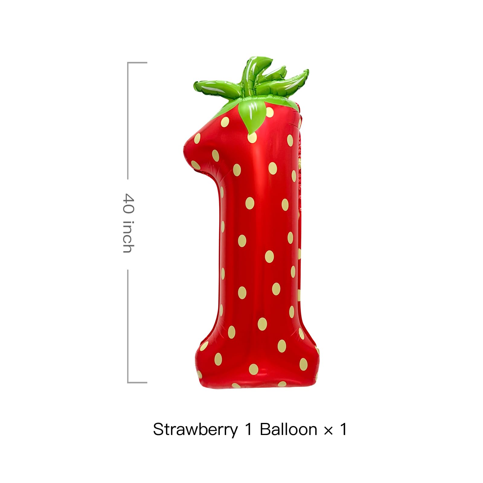 strawberry birthday decorations balloon for baby girls party