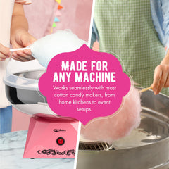 96 oz floss sugar jar designed for cotton candy machines