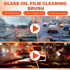Roll-On Glass Compound with Built-In Cleaning Brush