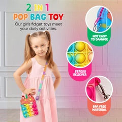 Stress balls and spinners included in the pack