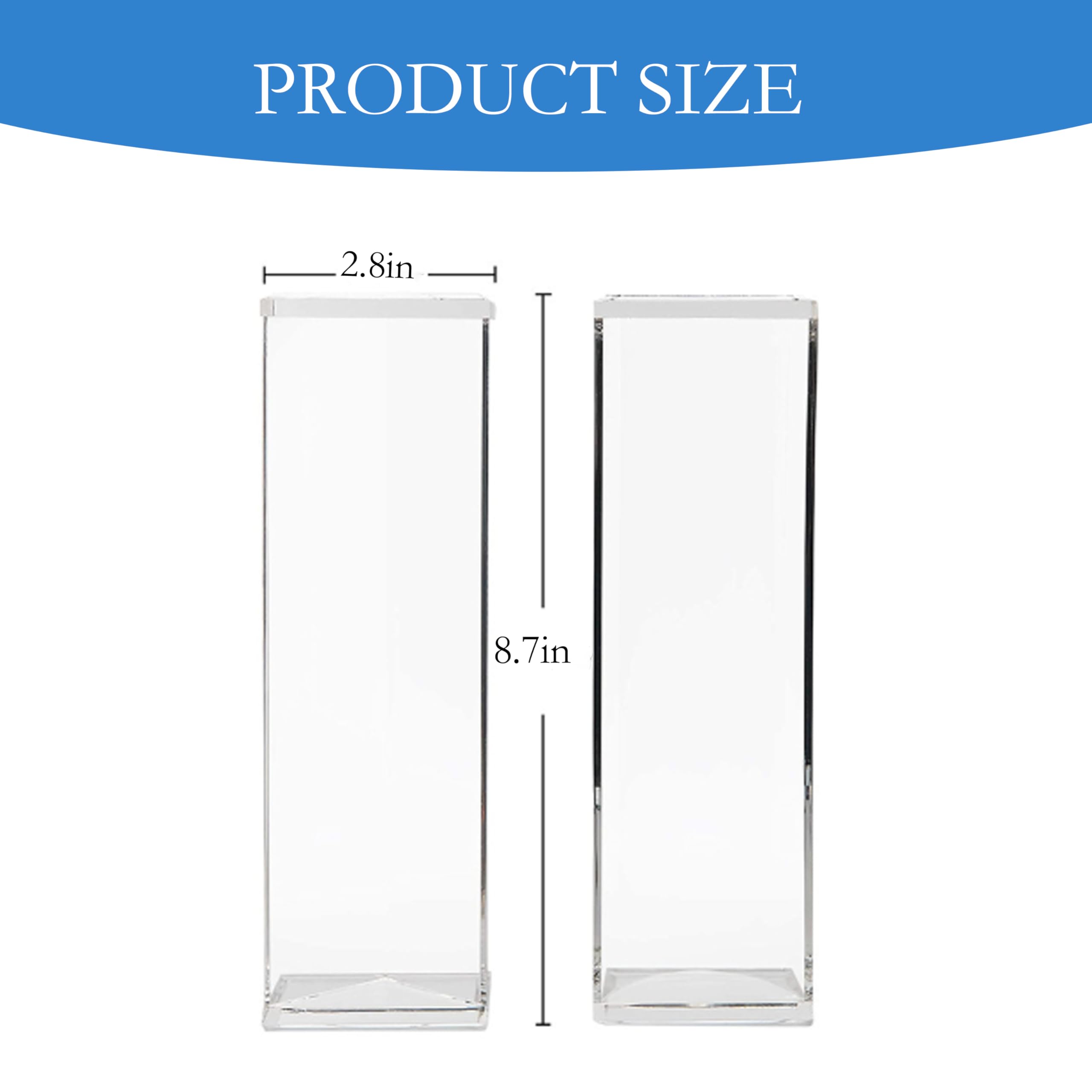 Rectangular two-tray serving set 8.7 by 2.8 inches STRFNEXUS