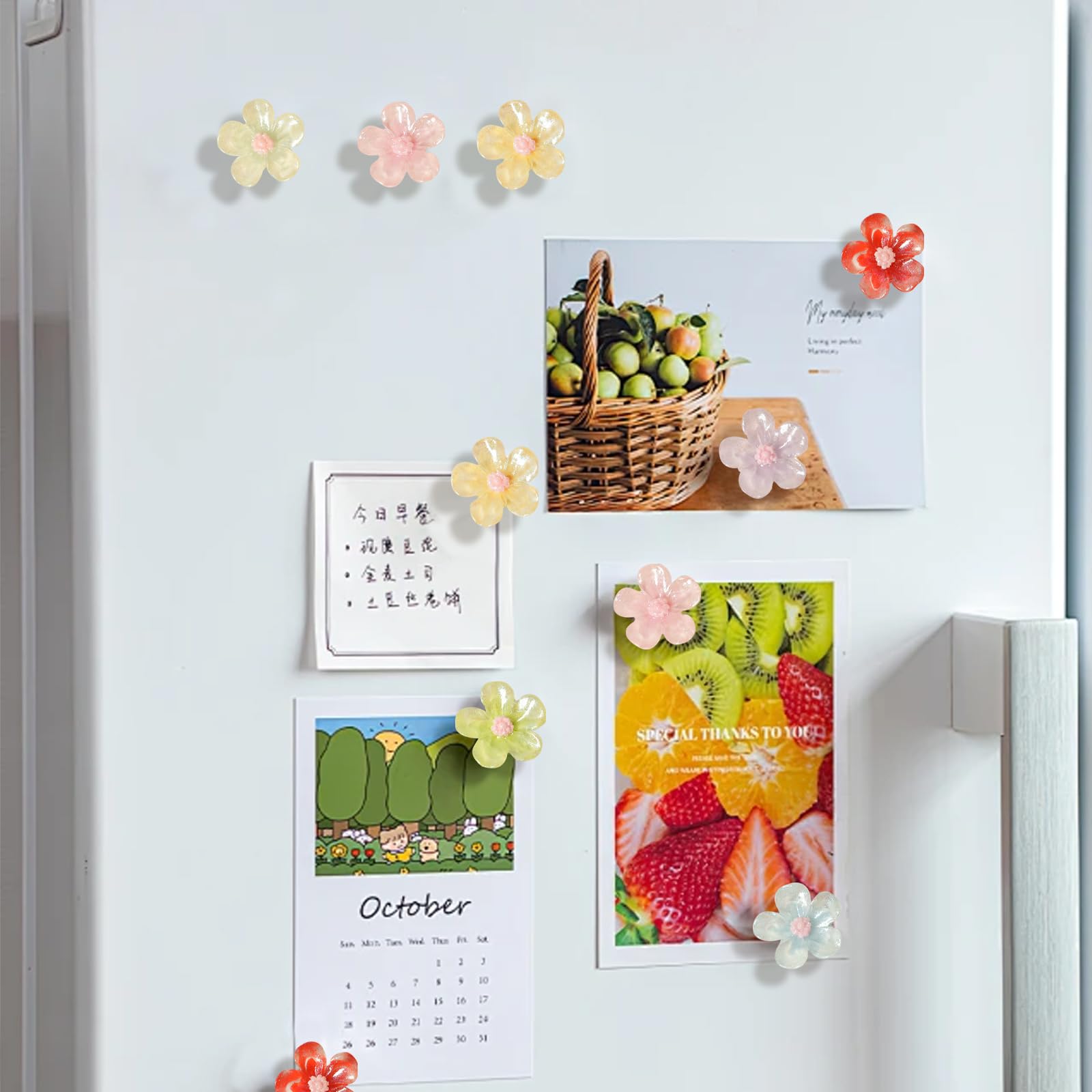 Strong magnets for refrigerator whiteboard and cabinet