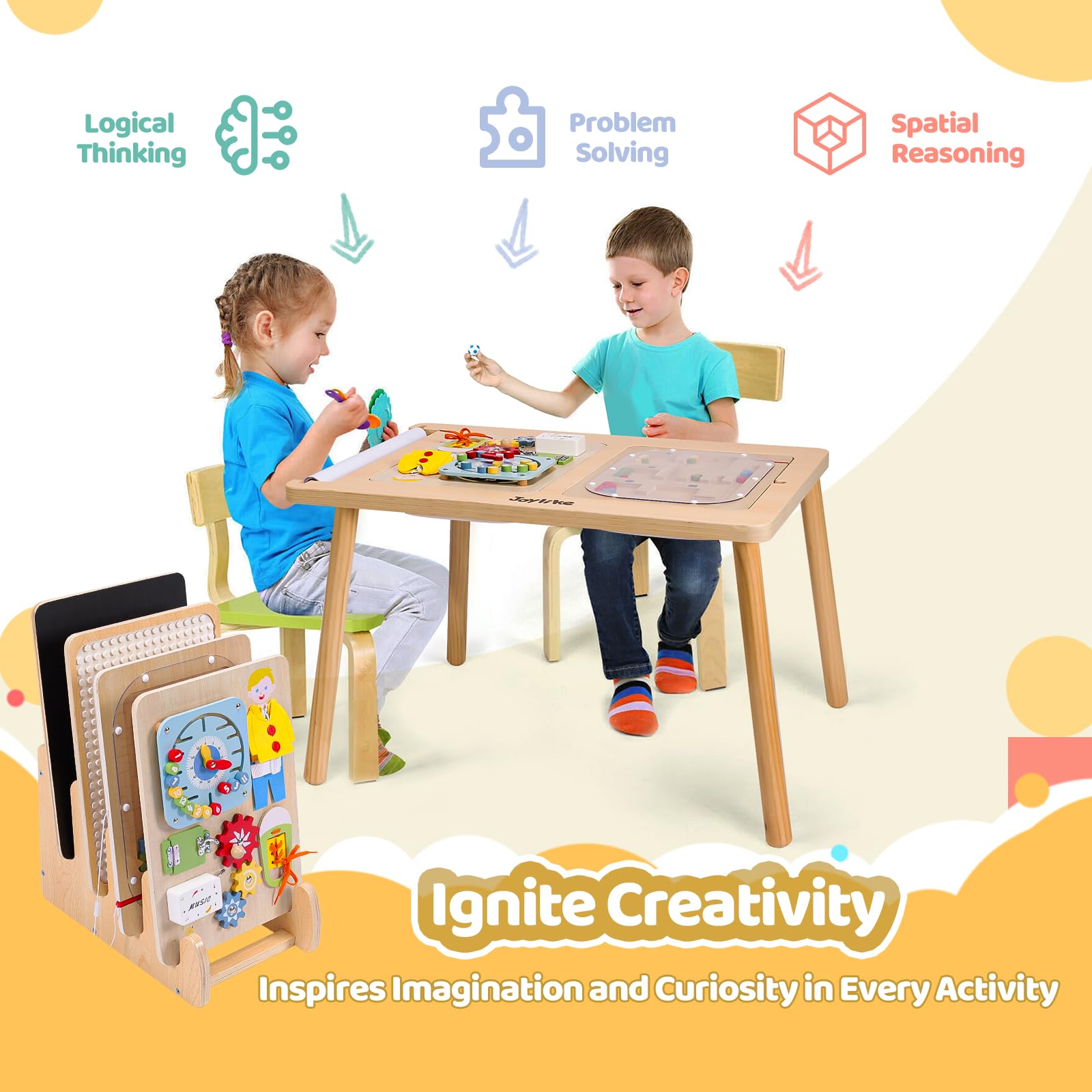 Versatile toddler table for study play or dining