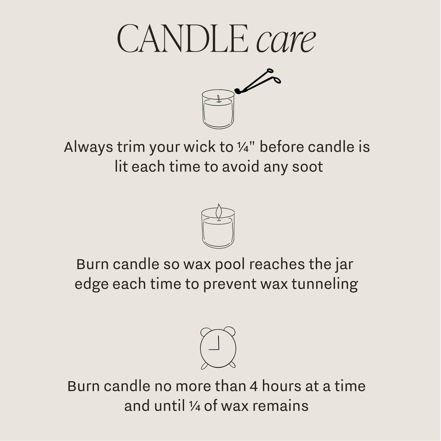 Stylish holiday candle that complements rustic modern farmhouse decor