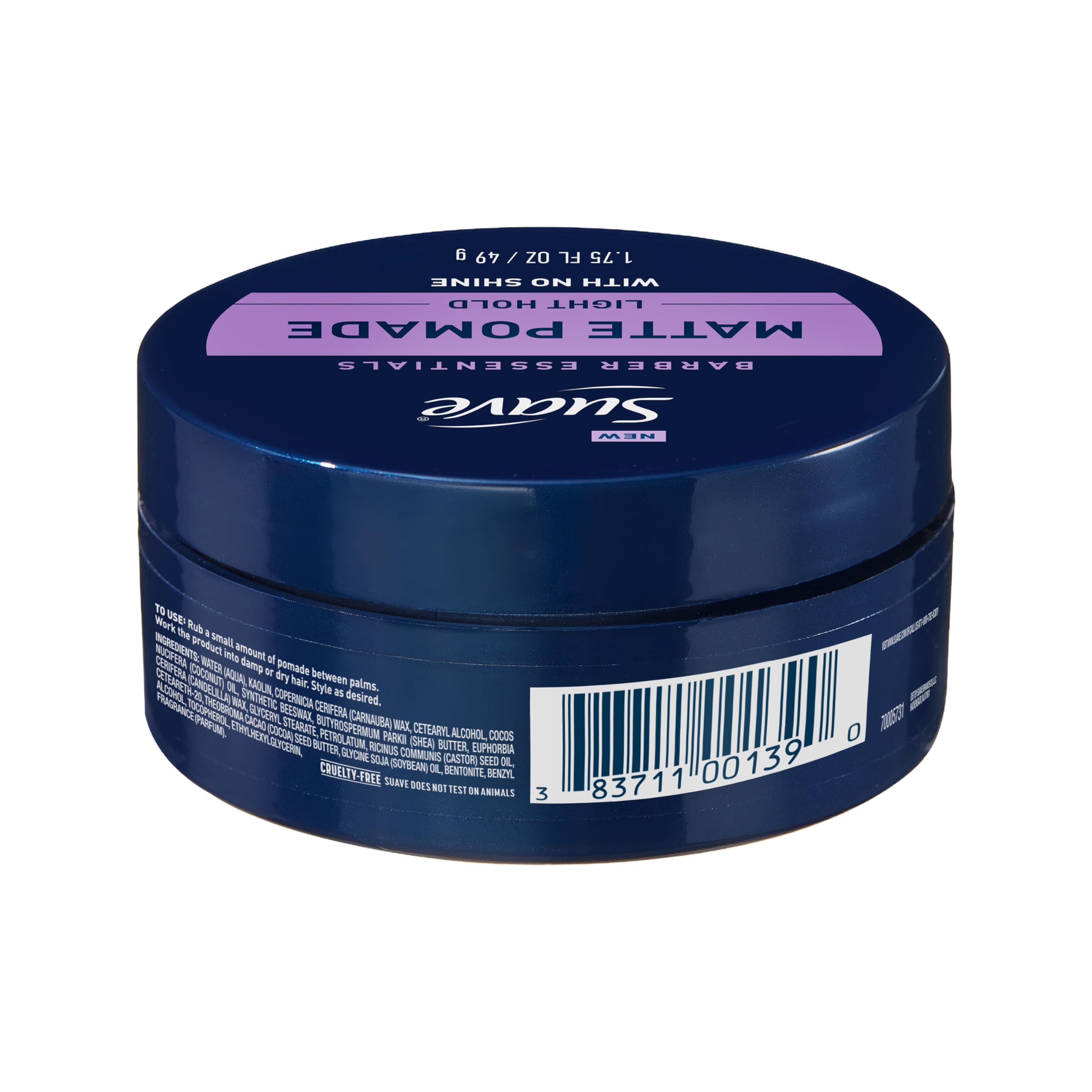 Barber Essentials pomade product image 1.75 oz packaging