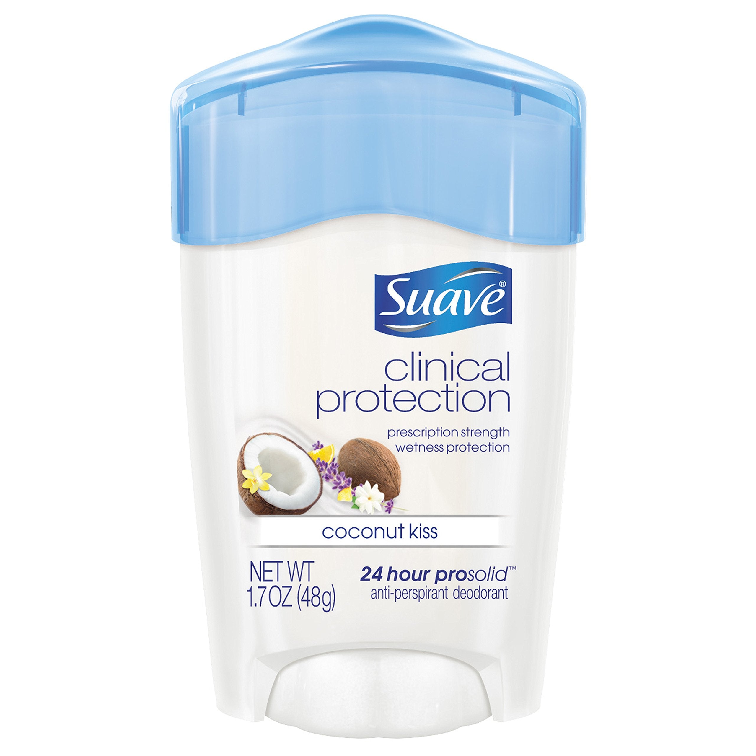 Coconut Kiss variant of Suave clinical protection deodorant