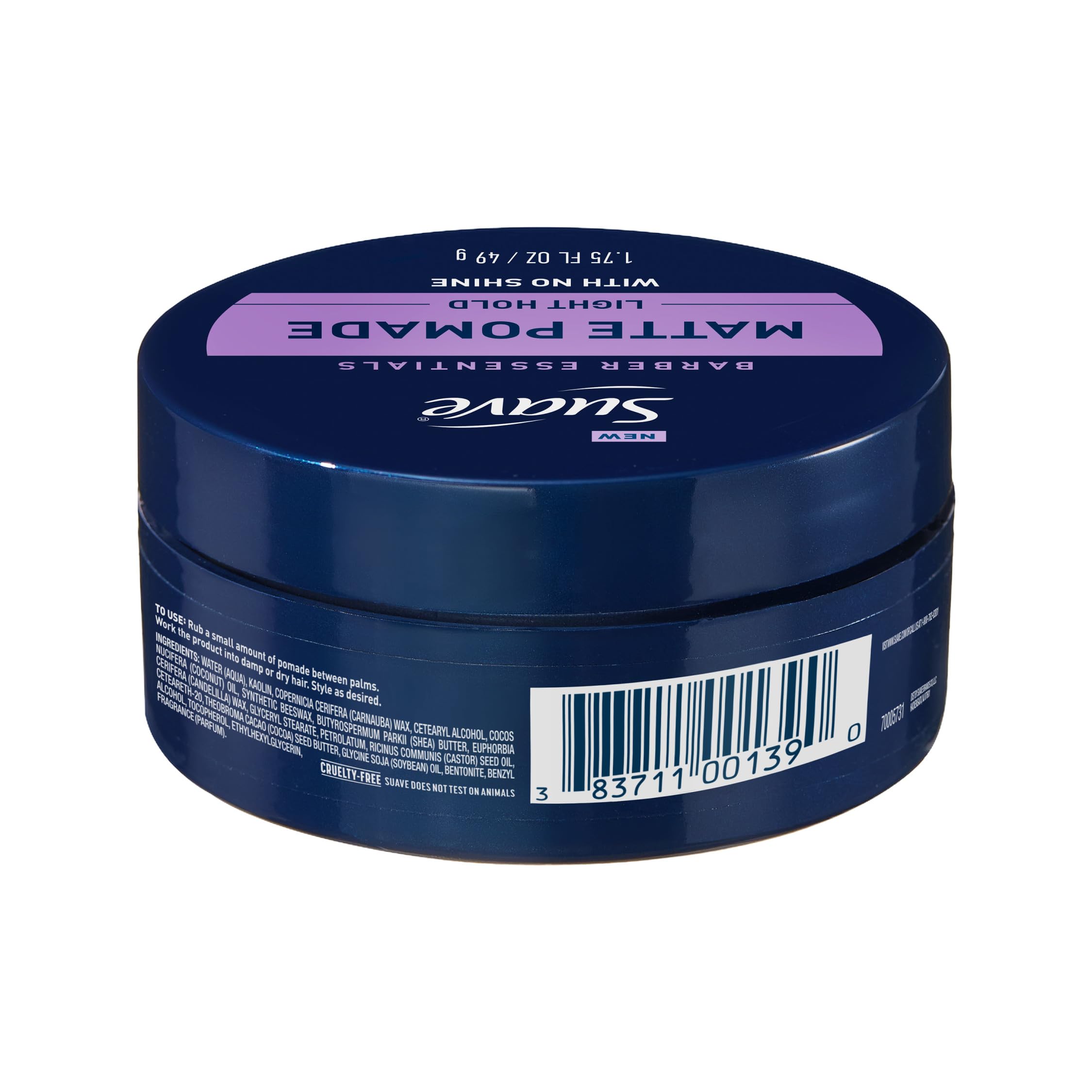 Sandalwood lavender scent in suave+ pomade